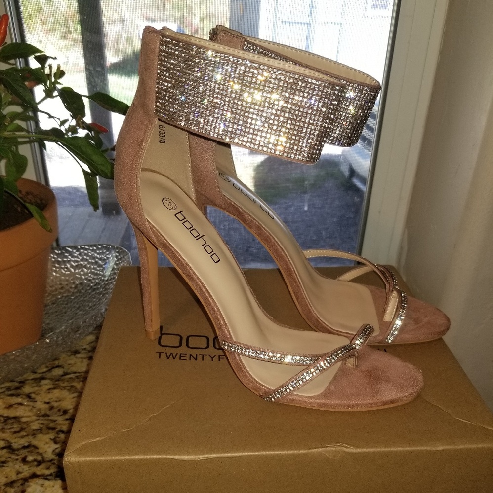 Embellished Cuff Heels
